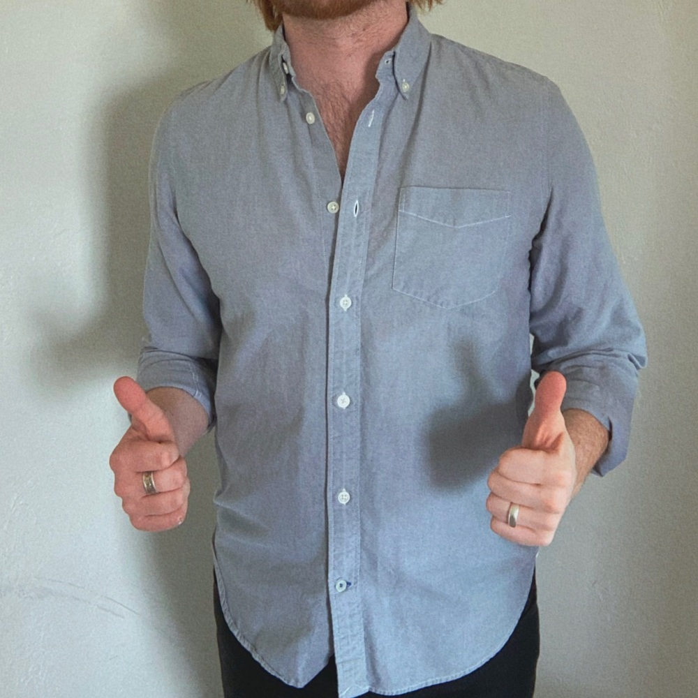 Gap, Grey Medium Oxford Shirt
